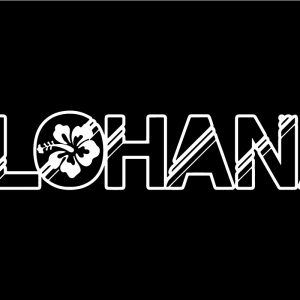 hibiscus Flohana decal